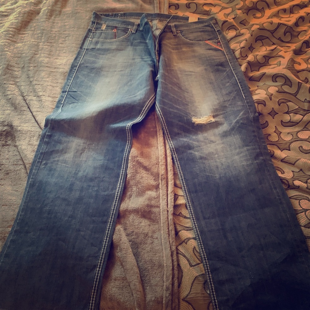 Parrish jeans distressed